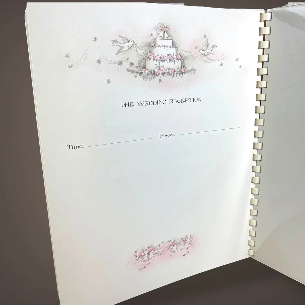 Hallmark Wedding Memory Book Photo Scrapbook Album New Box 1970s Vintage